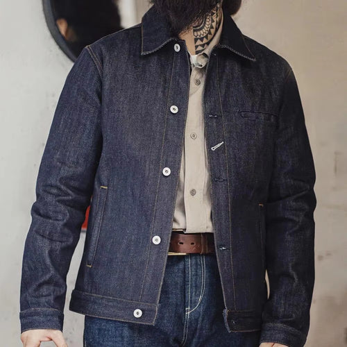 Men's High Quality Windproof Denim Jacket
