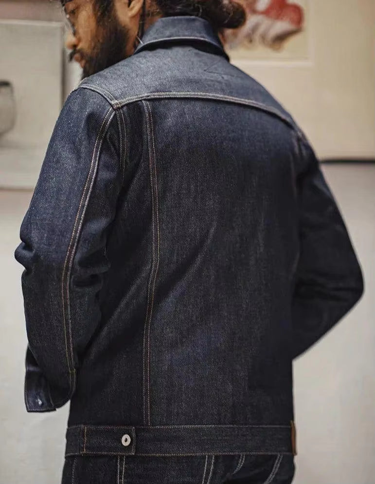 Men's High Quality Windproof Denim Jacket